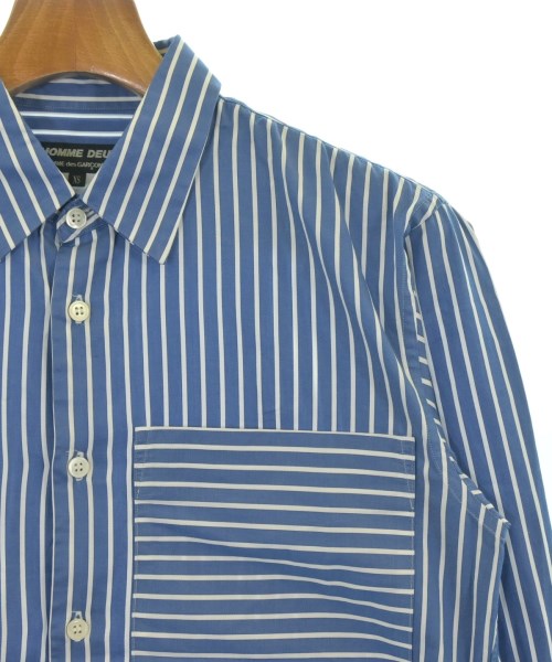 COMME des GARCONS HOMME DEUX（コムデギャルソンオムドゥ）カジュアルシャツ 青 サイズ:XS メンズ/2200729087063