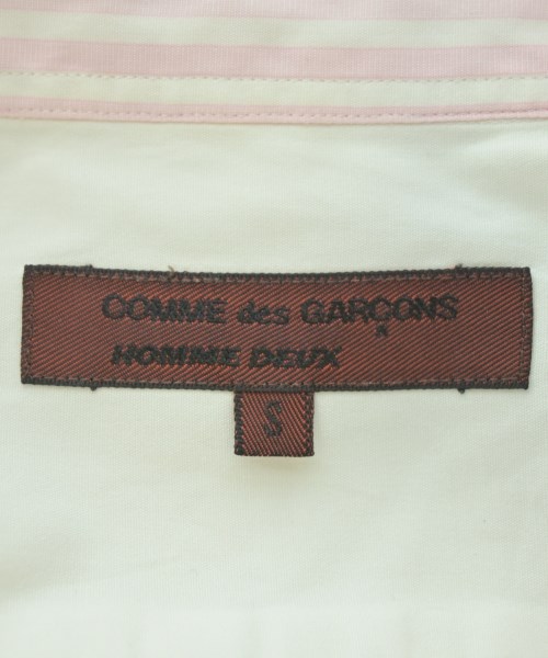 COMME des GARCONS HOMME DEUX（コムデギャルソンオムドゥ）カジュアルシャツ 白 サイズ:S メンズ/2200682914024