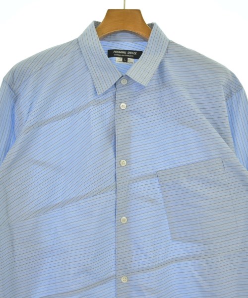COMME des GARCONS HOMME DEUX（コムデギャルソンオムドゥ）カジュアルシャツ 青 サイズ:L メンズ/2200681462120