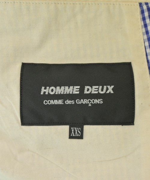 COMME des GARCONS HOMME DEUX（コムデギャルソンオムドゥ）カジュアルジャケット 青 サイズ:XXS メンズ/2200683669077
