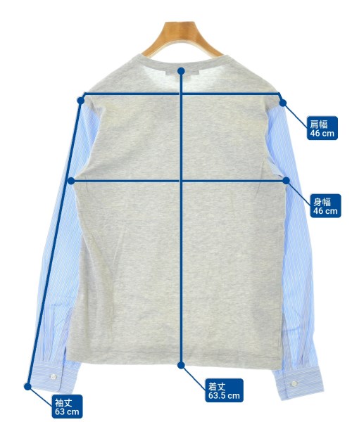 COMME des GARCONS HOMME DEUX（コムデギャルソンオムドゥ）Tシャツ・カットソー グレー サイズ:S メンズ/2200684296135