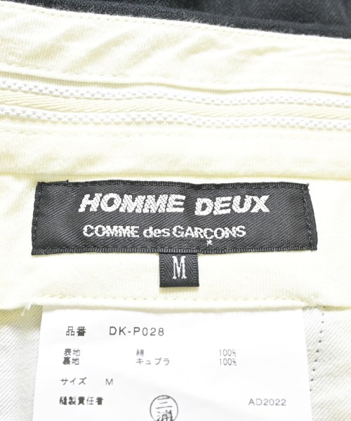 COMME des GARCONS HOMME DEUX（コムデギャルソンオムドゥ）ショートパンツ 黒 サイズ:M メンズ/2200678491164