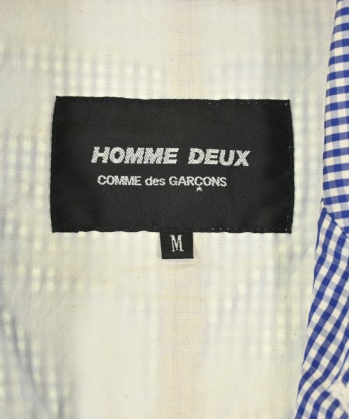 COMME des GARCONS HOMME DEUX（コムデギャルソンオムドゥ）カジュアルジャケット 青 サイズ:M メンズ/2200684697345