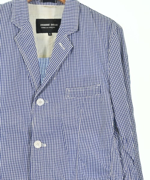 COMME des GARCONS HOMME DEUX（コムデギャルソンオムドゥ）カジュアルジャケット 青 サイズ:M メンズ/2200684697345