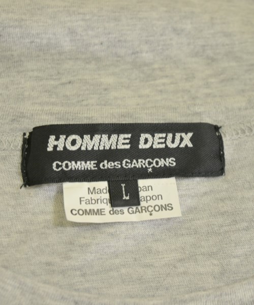 COMME des GARCONS HOMME DEUX（コムデギャルソンオムドゥ）Tシャツ・カットソー グレー サイズ:L メンズ/2200683968026