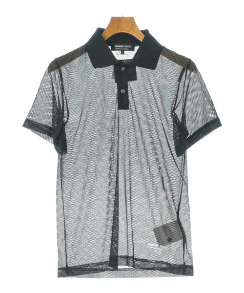 COMME des GARCONS HOMME DEUX(コムデギャルソンオムドゥ)ポロシャツ 黒 サイズ:S/2200685286050