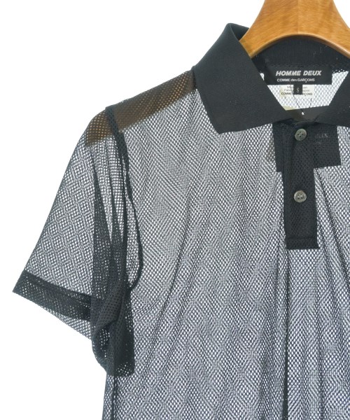 COMME des GARCONS HOMME DEUX（コムデギャルソンオムドゥ）ポロシャツ 黒 サイズ:S メンズ/2200685286050