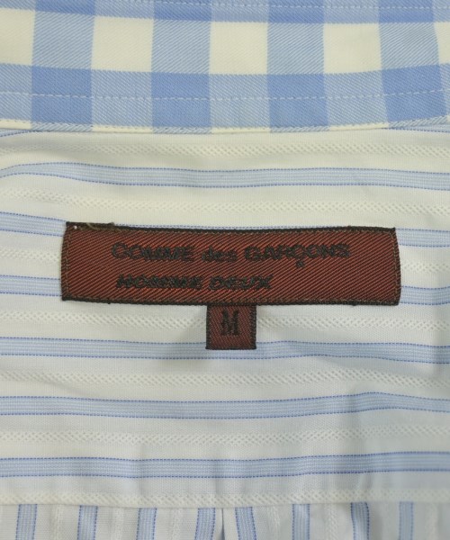 COMME des GARCONS HOMME DEUX（コムデギャルソンオムドゥ）カジュアルシャツ 青 サイズ:M メンズ/2200685289013