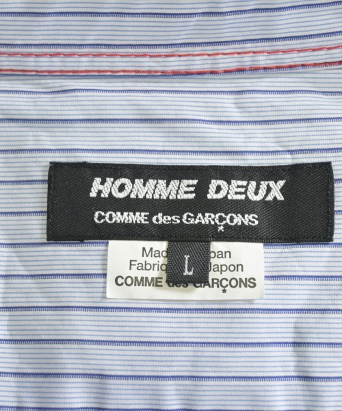 COMME des GARCONS HOMME DEUX（コムデギャルソンオムドゥ）カジュアルシャツ 青 サイズ:L メンズ/2200686342014