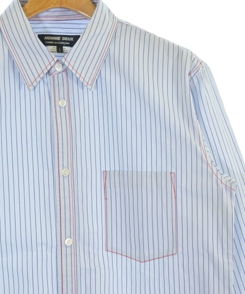 COMME des GARCONS HOMME DEUX（コムデギャルソンオムドゥ）カジュアルシャツ 青 サイズ:L メンズ/2200686342014