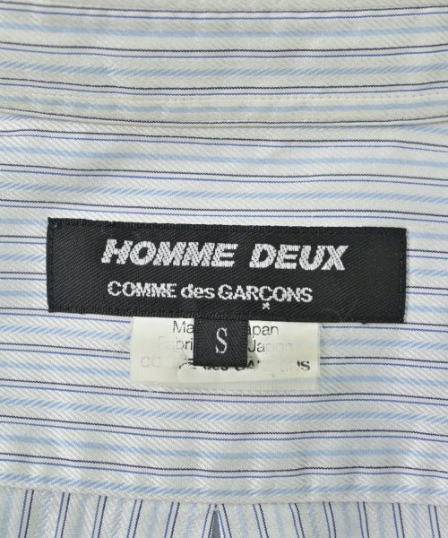 COMME des GARCONS HOMME DEUX（コムデギャルソンオムドゥ）カジュアルシャツ 白 サイズ:S メンズ/2200686727057