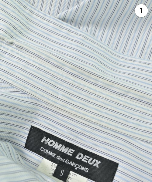 COMME des GARCONS HOMME DEUX（コムデギャルソンオムドゥ）カジュアルシャツ 白 サイズ:S メンズ/2200686727057