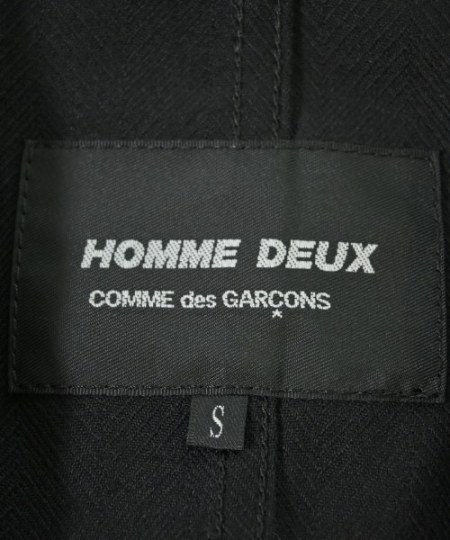 COMME des GARCONS HOMME DEUX（コムデギャルソンオムドゥ）カジュアルジャケット 黒 サイズ:S メンズ/2200686732020