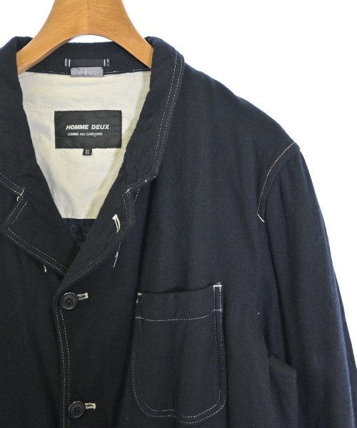 COMME des GARCONS HOMME DEUX（コムデギャルソンオムドゥ）カジュアルジャケット 紺 サイズ:XL メンズ/2200677868097