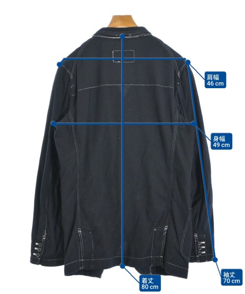 COMME des GARCONS HOMME DEUX（コムデギャルソンオムドゥ）カジュアルジャケット 紺 サイズ:XL メンズ/2200677868097