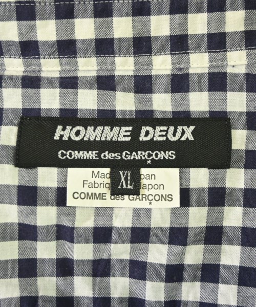 COMME des GARCONS HOMME DEUX（コムデギャルソンオムドゥ）カジュアルシャツ 紺 サイズ:XL メンズ/2200677868134