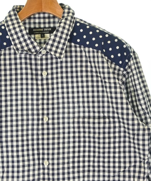 COMME des GARCONS HOMME DEUX（コムデギャルソンオムドゥ）カジュアルシャツ 紺 サイズ:XL メンズ/2200677868134