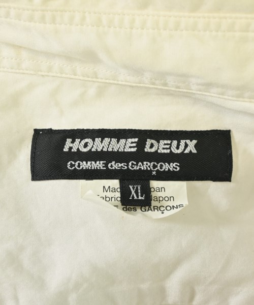 COMME des GARCONS HOMME DEUX（コムデギャルソンオムドゥ）カジュアルシャツ 白 サイズ:XL メンズ/2200677868141