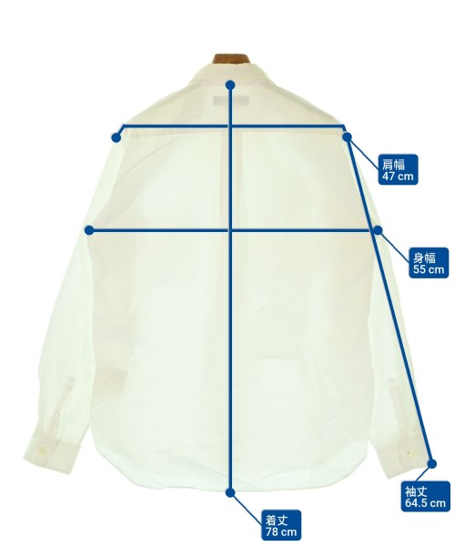COMME des GARCONS HOMME DEUX（コムデギャルソンオムドゥ）カジュアルシャツ 白 サイズ:XL メンズ/2200677868141