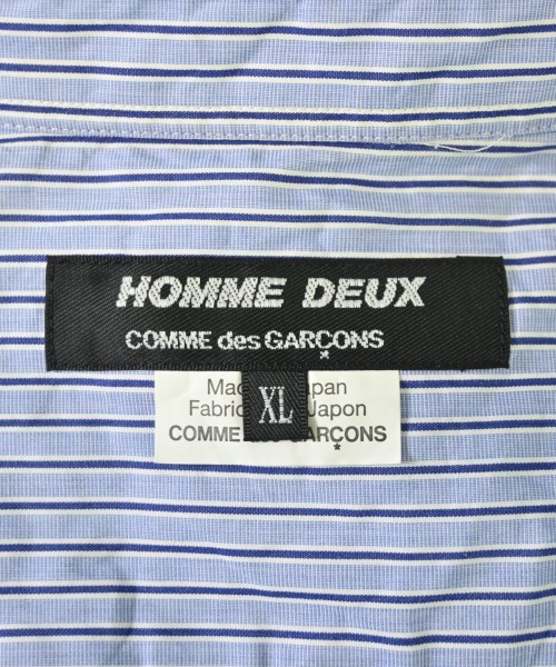 COMME des GARCONS HOMME DEUX（コムデギャルソンオムドゥ）カジュアルシャツ 青 サイズ:XL メンズ/2200677868158