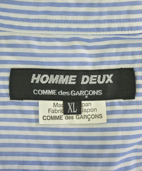 COMME des GARCONS HOMME DEUX（コムデギャルソンオムドゥ）カジュアルシャツ 青 サイズ:XL メンズ/2200677868165