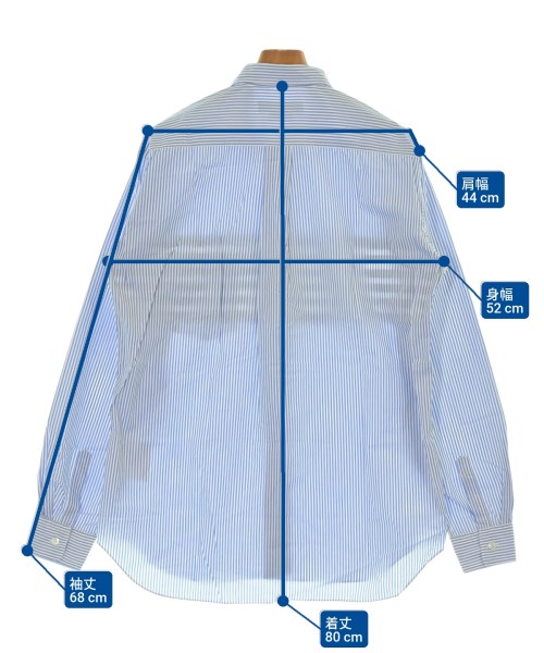 COMME des GARCONS HOMME DEUX（コムデギャルソンオムドゥ）カジュアルシャツ 青 サイズ:XL メンズ/2200677868165