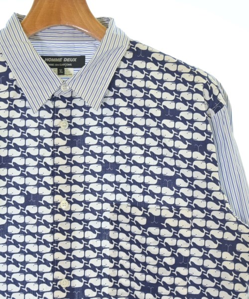 COMME des GARCONS HOMME DEUX（コムデギャルソンオムドゥ）カジュアルシャツ 紺 サイズ:XL メンズ/2200677868189