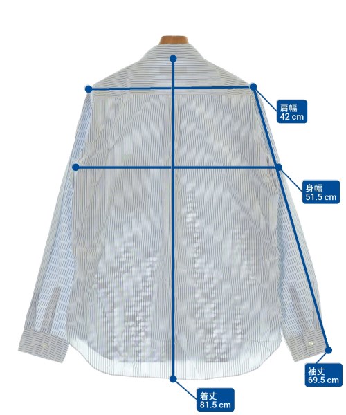 COMME des GARCONS HOMME DEUX（コムデギャルソンオムドゥ）カジュアルシャツ 紺 サイズ:XL メンズ/2200677868189