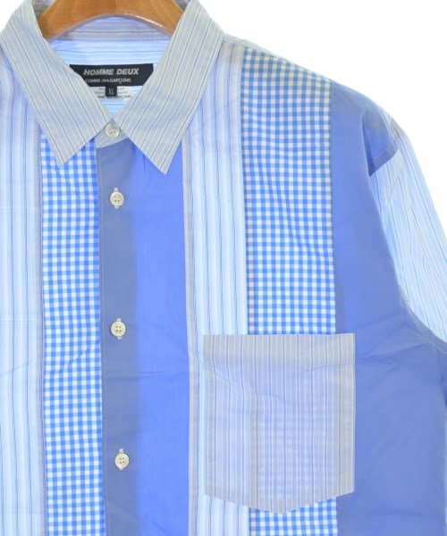 COMME des GARCONS HOMME DEUX（コムデギャルソンオムドゥ）カジュアルシャツ 青 サイズ:XL メンズ/2200677868196
