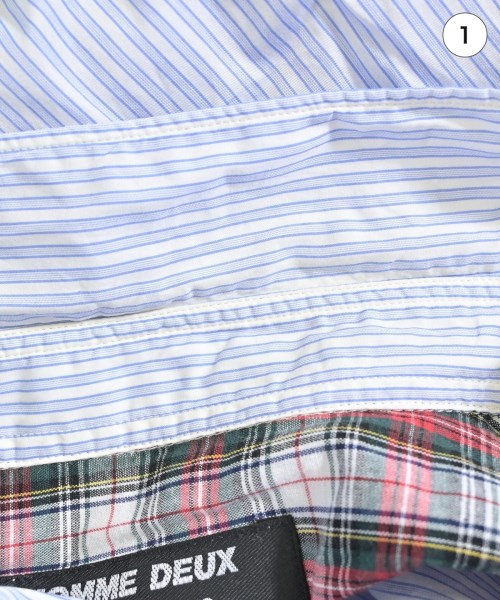COMME des GARCONS HOMME DEUX（コムデギャルソンオムドゥ）カジュアルシャツ 青 サイズ:XL メンズ/2200677868202
