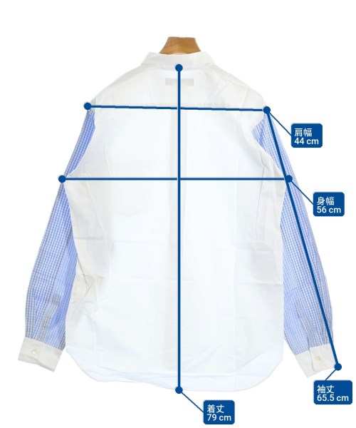 COMME des GARCONS HOMME DEUX（コムデギャルソンオムドゥ）カジュアルシャツ 白 サイズ:XL メンズ/2200677868219