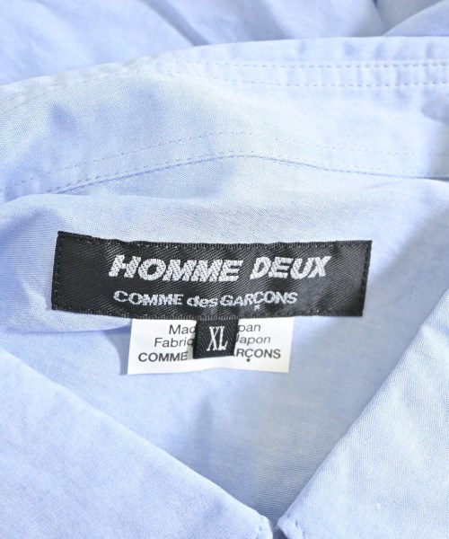 COMME des GARCONS HOMME DEUX（コムデギャルソンオムドゥ）カジュアルシャツ 青 サイズ:XL メンズ/2200677868233