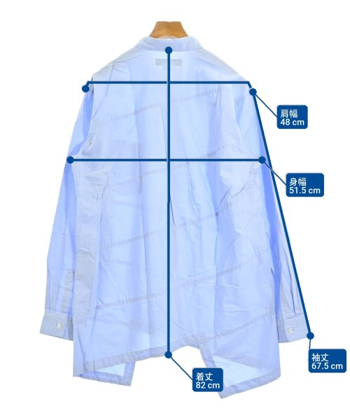 COMME des GARCONS HOMME DEUX（コムデギャルソンオムドゥ）カジュアルシャツ 青 サイズ:XL メンズ/2200677868233