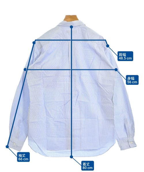 COMME des GARCONS HOMME DEUX（コムデギャルソンオムドゥ）カジュアルシャツ 青 サイズ:XL メンズ/2200677868240