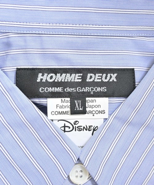 COMME des GARCONS HOMME DEUX（コムデギャルソンオムドゥ）カジュアルシャツ 青 サイズ:XL メンズ/2200677868257