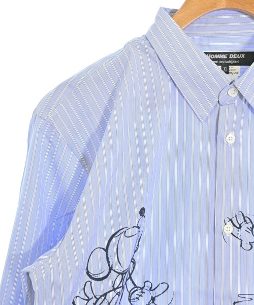 COMME des GARCONS HOMME DEUX（コムデギャルソンオムドゥ）カジュアルシャツ 青 サイズ:XL メンズ/2200677868257