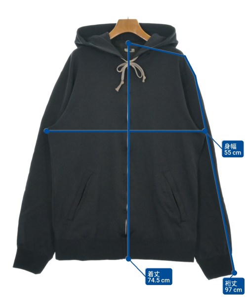COMME des GARCONS HOMME DEUX（コムデギャルソンオムドゥ）パーカー 黒 サイズ:L メンズ/2200677868318