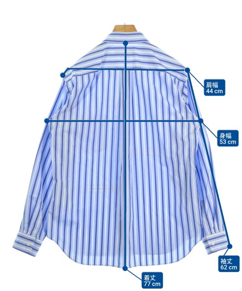 COMME des GARCONS HOMME DEUX（コムデギャルソンオムドゥ）カジュアルシャツ 青 サイズ:M メンズ/2200688452032