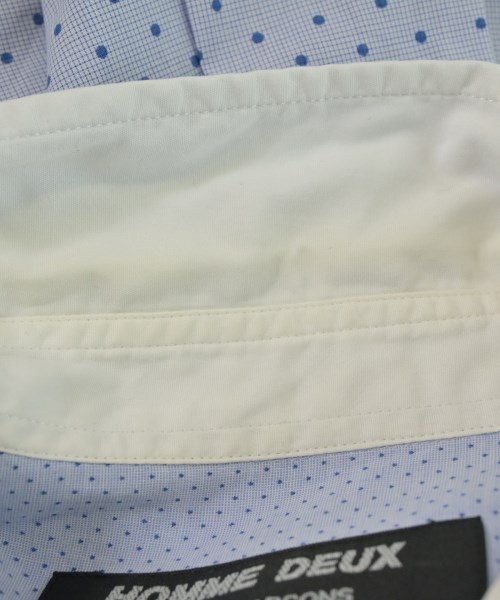 COMME des GARCONS HOMME DEUX（コムデギャルソンオムドゥ）カジュアルシャツ 青 サイズ:M メンズ/2200680054258