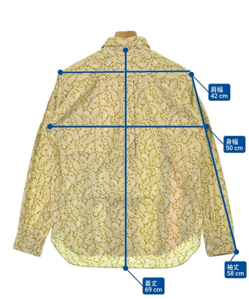COMME des GARCONS HOMME DEUX（コムデギャルソンオムドゥ）カジュアルシャツ カーキ サイズ:S メンズ/2200689648076