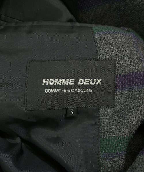 COMME des GARCONS HOMME DEUX（コムデギャルソンオムドゥ）カジュアルジャケット グレー サイズ:S メンズ/2200689835025