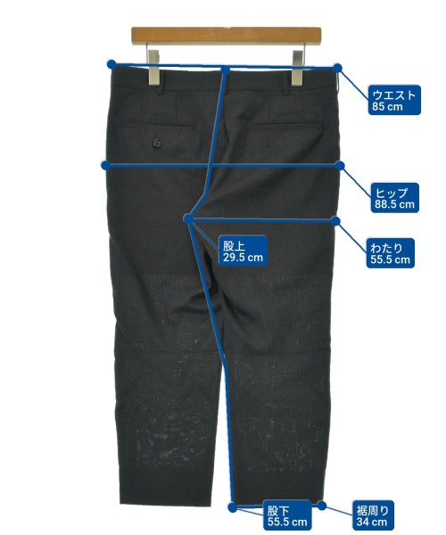 COMME des GARCONS HOMME DEUX（コムデギャルソンオムドゥ）クロップドパンツ グレー サイズ:M メンズ/2200686692034