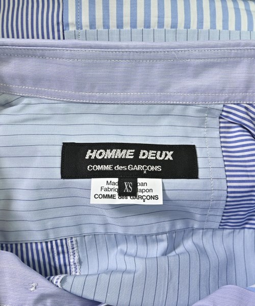 COMME des GARCONS HOMME DEUX（コムデギャルソンオムドゥ）カジュアルシャツ 青 サイズ:XS メンズ/2200689732102