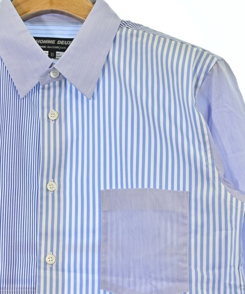 COMME des GARCONS HOMME DEUX（コムデギャルソンオムドゥ）カジュアルシャツ 青 サイズ:XS メンズ/2200689732102