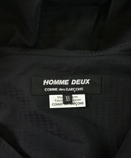 COMME des GARCONS HOMME DEUX（コムデギャルソンオムドゥ）カジュアルシャツ 黒 サイズ:XS メンズ/2200689732126