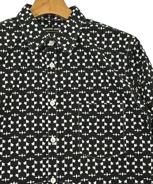 COMME des GARCONS HOMME DEUX（コムデギャルソンオムドゥ）カジュアルシャツ 黒 サイズ:XS メンズ/2200689732133