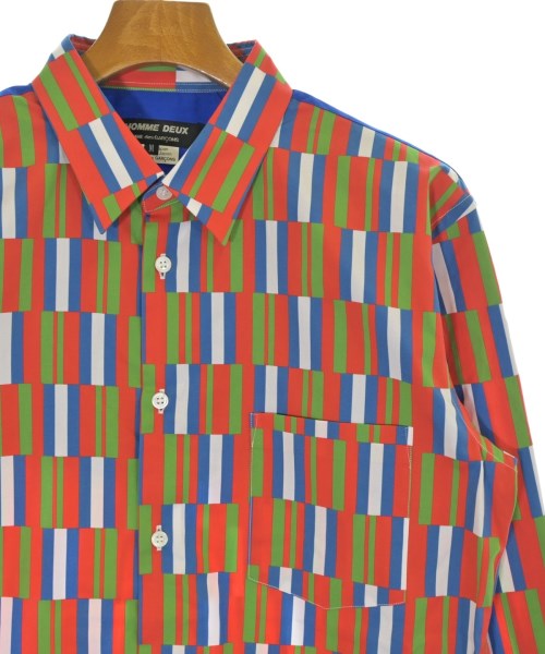 COMME des GARCONS HOMME DEUX（コムデギャルソンオムドゥ）カジュアルシャツ 赤 サイズ:M メンズ/2200689732140