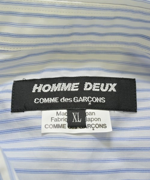 COMME des GARCONS HOMME DEUX（コムデギャルソンオムドゥ）カジュアルシャツ 青 サイズ:XL メンズ/2200689732171