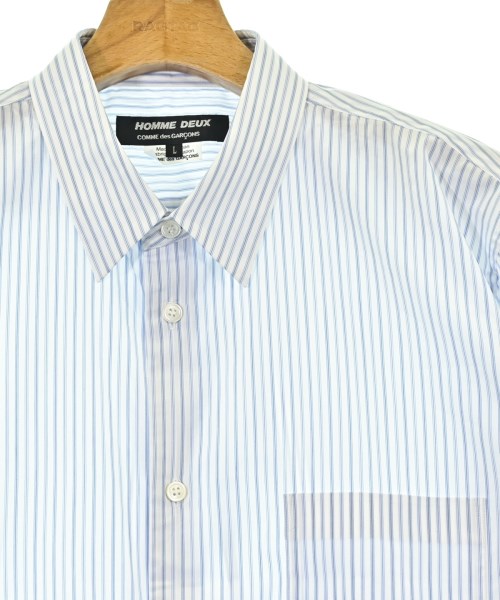 COMME des GARCONS HOMME DEUX（コムデギャルソンオムドゥ）カジュアルシャツ 白 サイズ:L メンズ/2200689732188