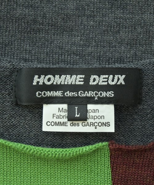 COMME des GARCONS HOMME DEUX（コムデギャルソンオムドゥ）ニット・セーター グレー サイズ:L メンズ/2200689732249
